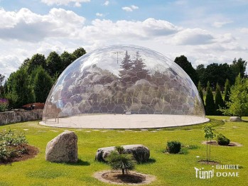 BUBBLE DOME, Ø 8 m, Höhe 3.86m, mit Glastüre