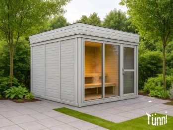 Saunahaus 3.0m x 4.0m, mit Duschraum- und Lounge, Gartensauna Lieferumfang, Saunahaus Detailbeschrieb und Volumen, Gartensauna, Aussensauna, Saunahaus, Saunahaus Schweiz, Saunahaus kaufen, Sauna Beratung