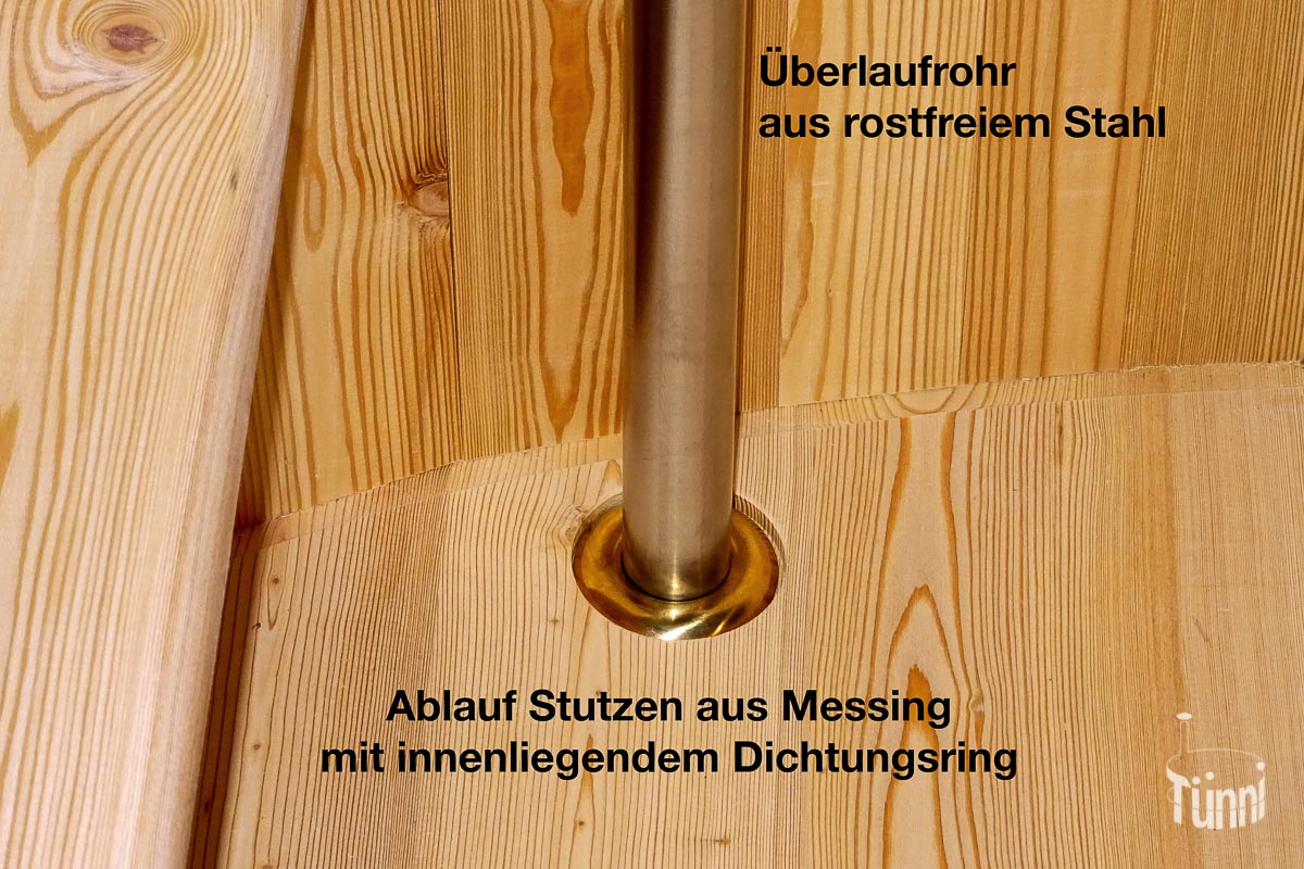 Badefass Ablauf