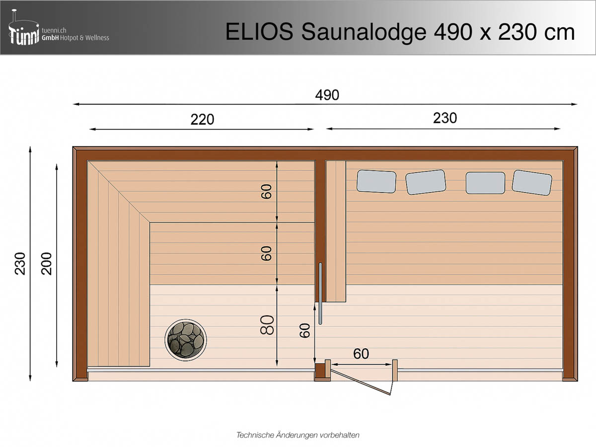 ELIOS Saunalodge 11.3m