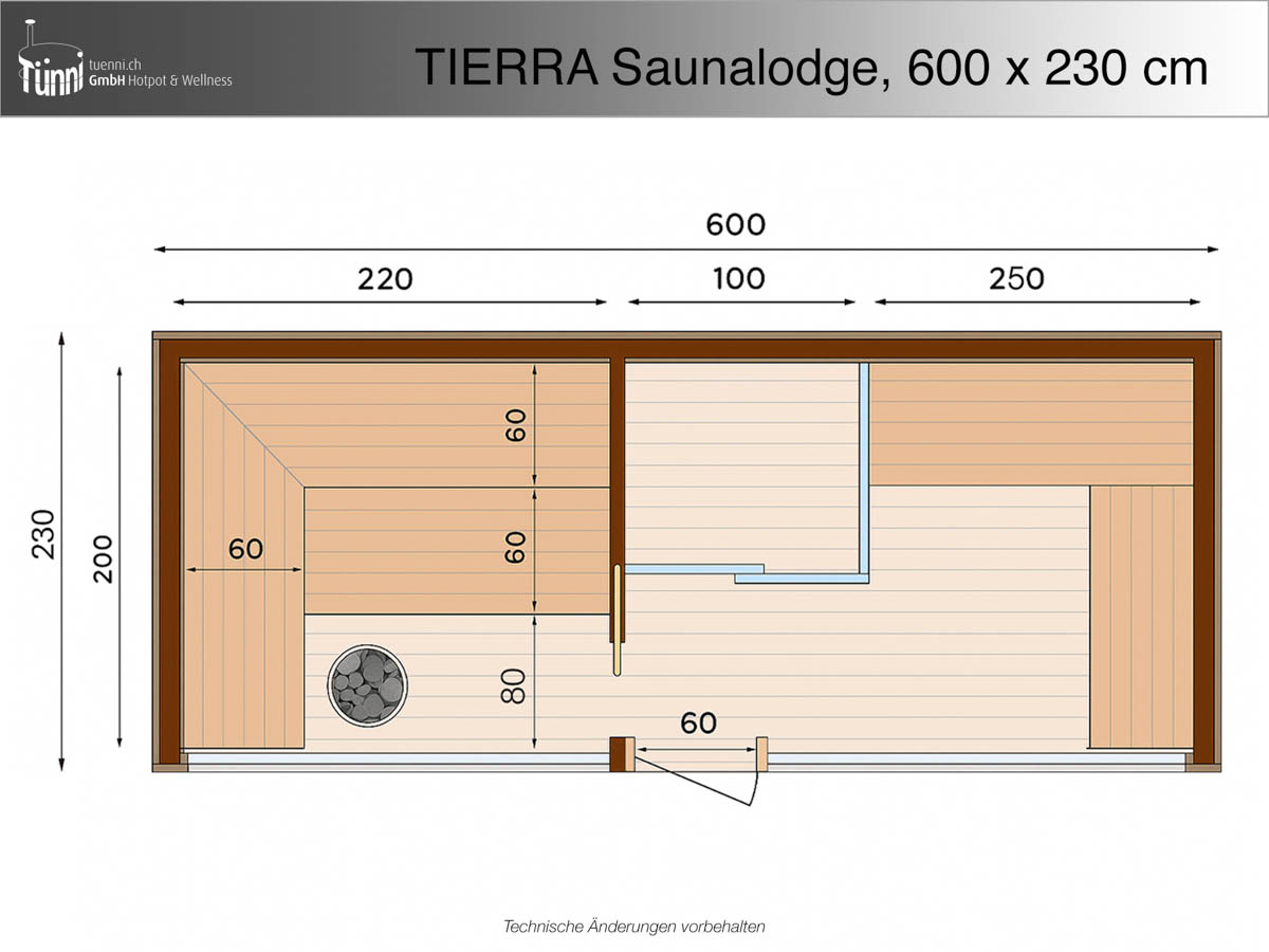 TIERRA Saunalodge 13.8m