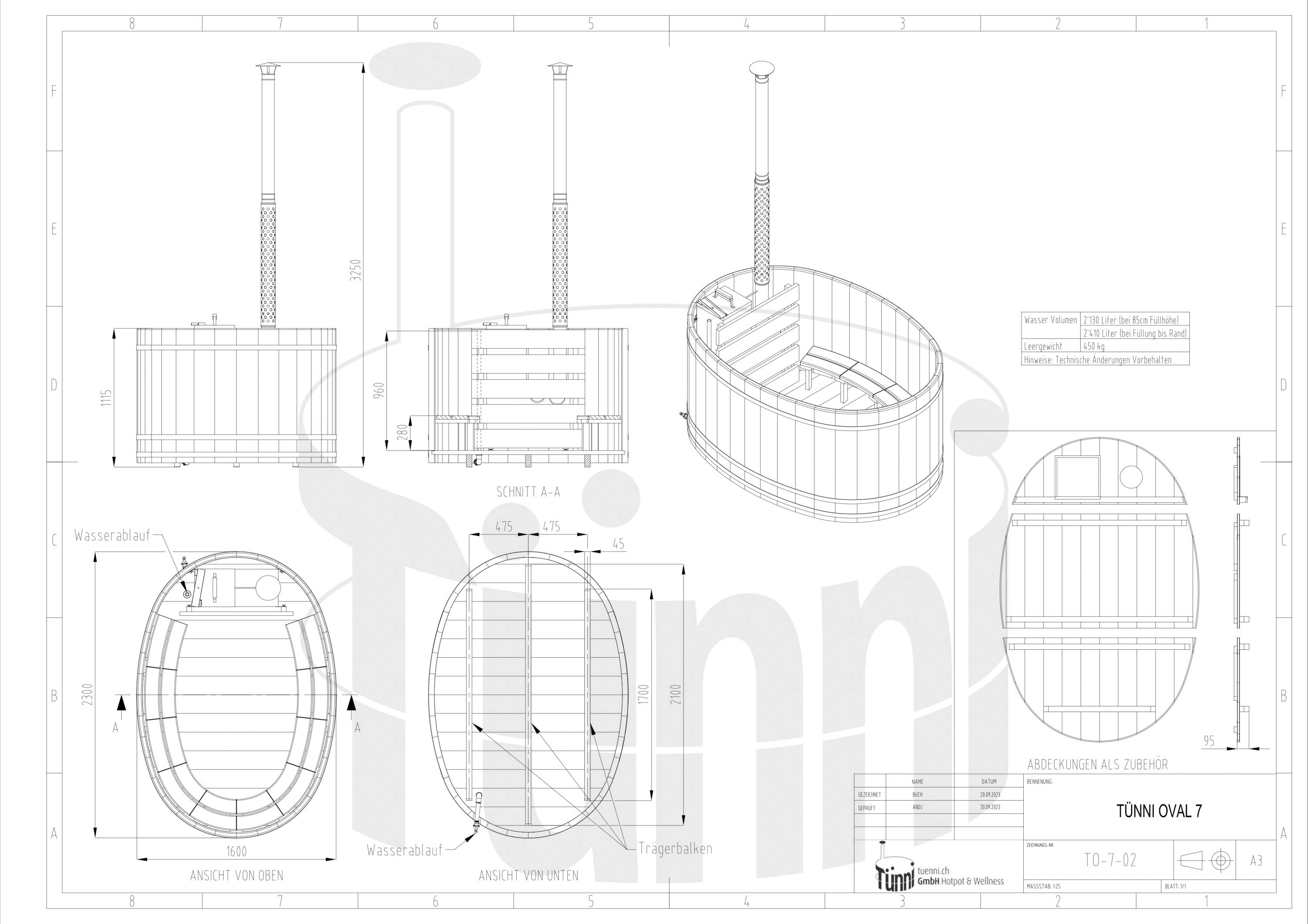 Hotpot Oval Konisch 7 Personen Hotpot Oval 7 Personen