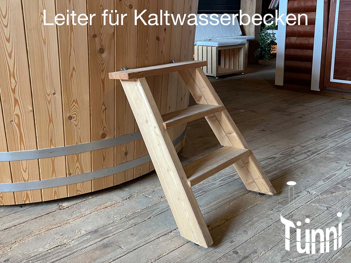 Kaltwasserbecken Leiter