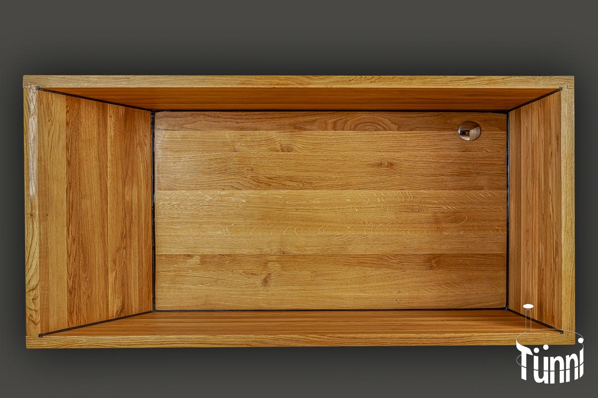 Holzbadewanne Grundriss RECHTECK