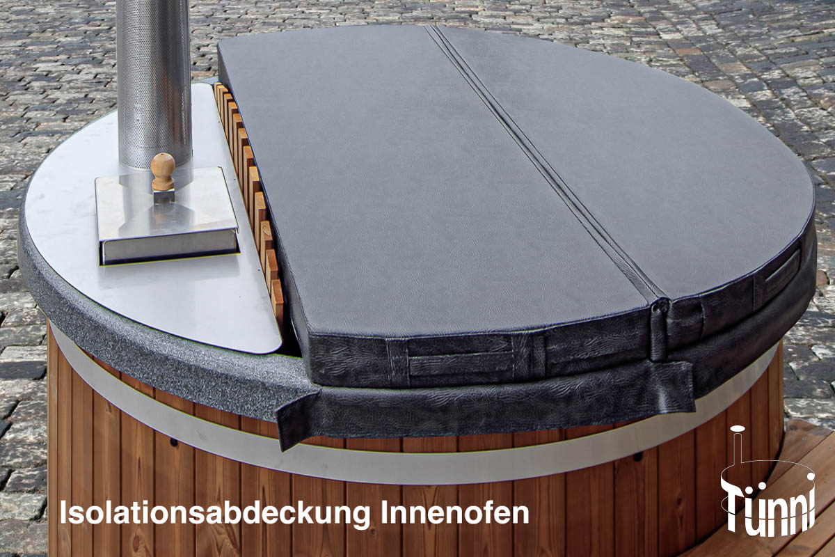Badefass mit Isolationsabdeckung Badefass mit Isolationsabdeckung