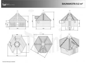 Zeichnung: Saunakota 9.2 m²