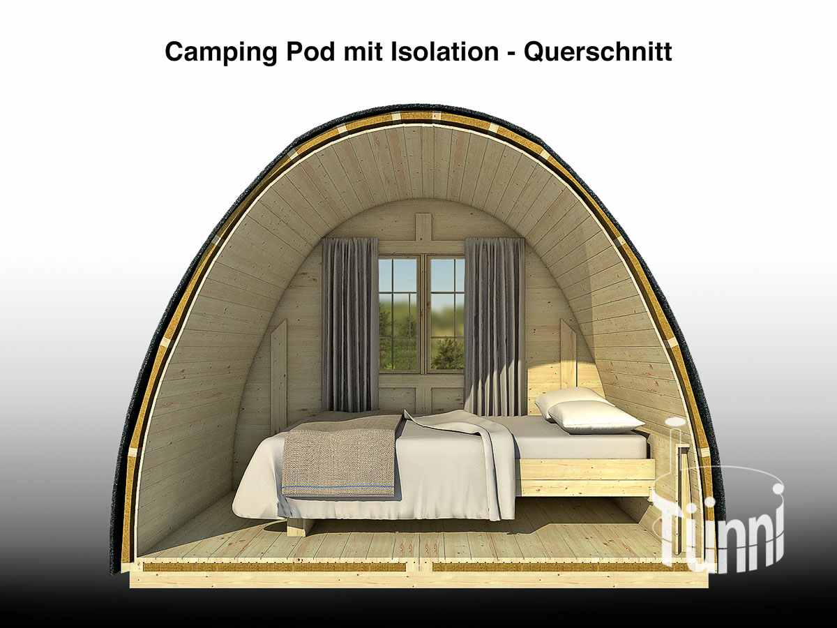 Camping Pod - Isolation Querschnitt