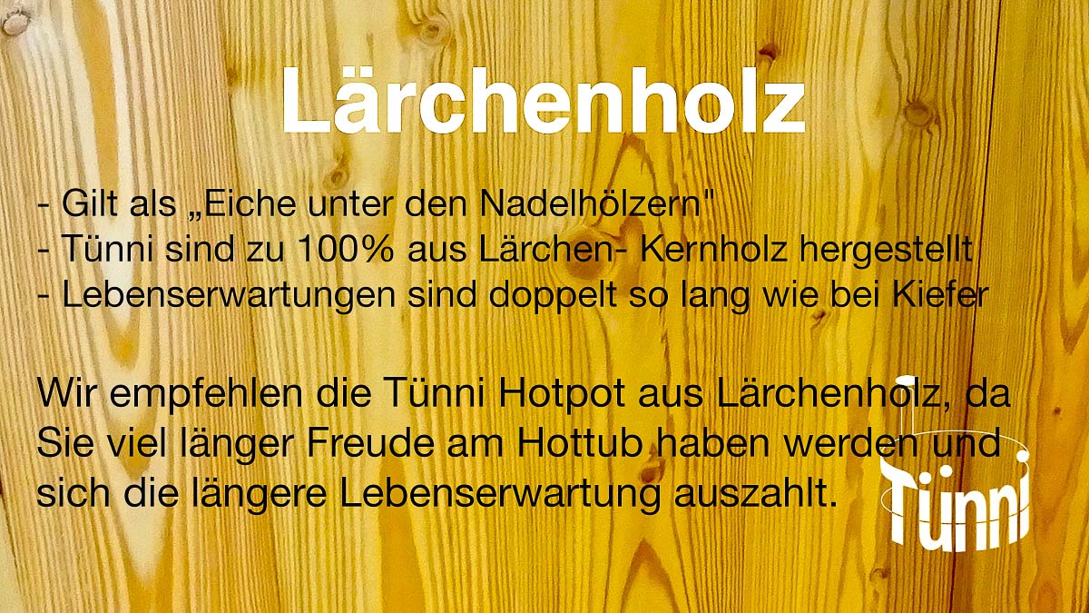 Hotpot Lärchenholz