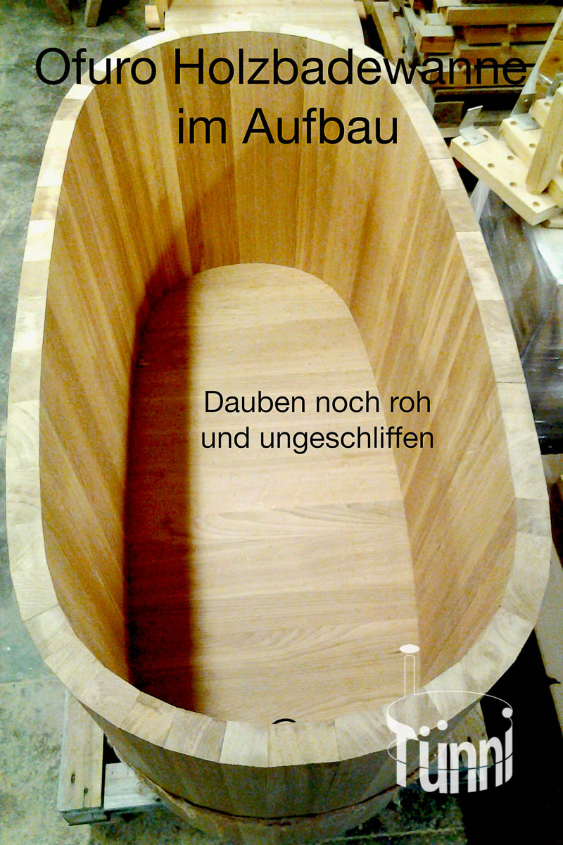 Ofuro Holzbadewanne - Herstellung