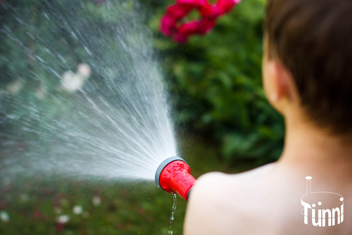 Hot Tub im Garten sorgt für Frische